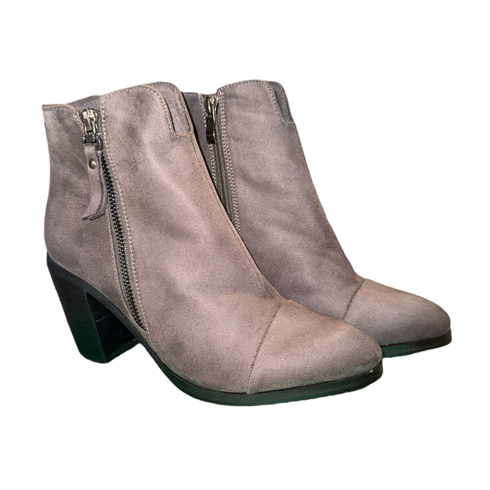 Rebel Women’s Grey Suede Ankle Boots – Size 8